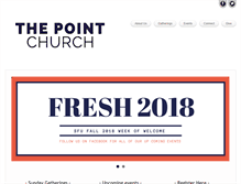 Tablet Screenshot of pointchurch.ca